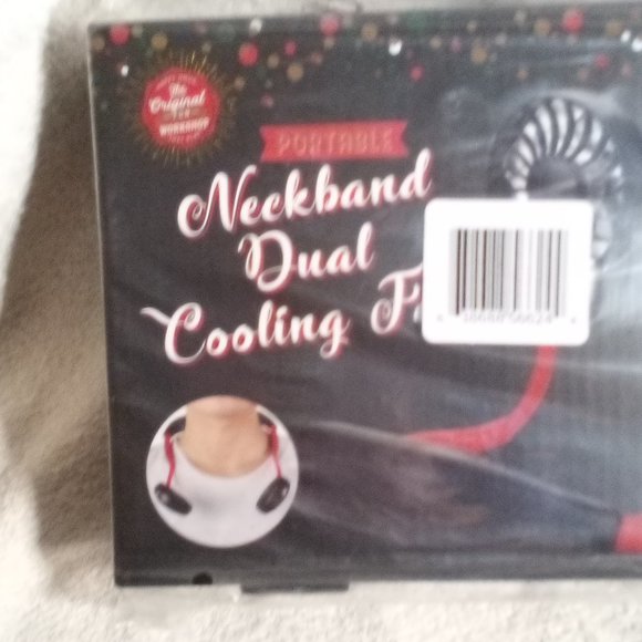 Personal Fan/ Portable Neckband Dual Cooling Fan NWT - Picture 4 of 8
